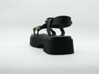 Fru.it 7930 Texano Nero – Sandales plateforme Femme