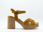 MINKA Design Ignatia Chanvre – Sandales à talon Femme