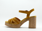 MINKA Design Ignatia Chanvre – Sandales à talon Femme