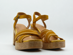 MINKA Design Ignatia Chanvre – Sandales à talon Femme