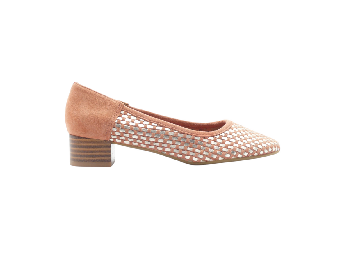 Emilie Karston Dolores Ballerines Femme Cuir Orange
