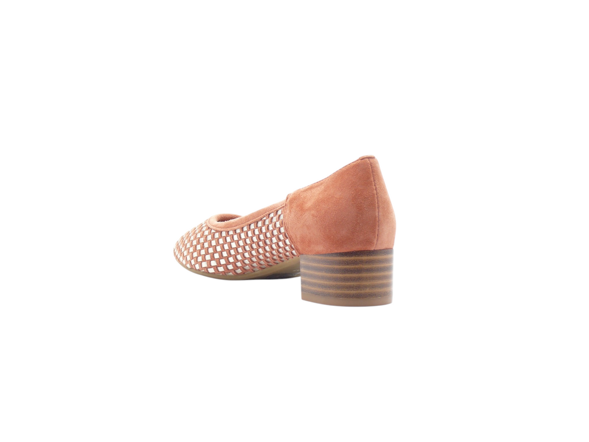 Emilie Karston Dolores Ballerines Femme Cuir Orange