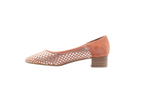 Emilie Karston Dolores Ballerines Femme Cuir Orange