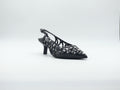 ASH Bizarre Escarpins Slingback Cuir Noir Clouté