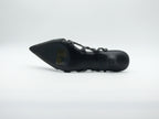 ASH Bizarre Escarpins Slingback Cuir Noir Clouté