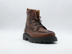 Pellet Armel Boots Homme Cuir Pull Up Brandy
