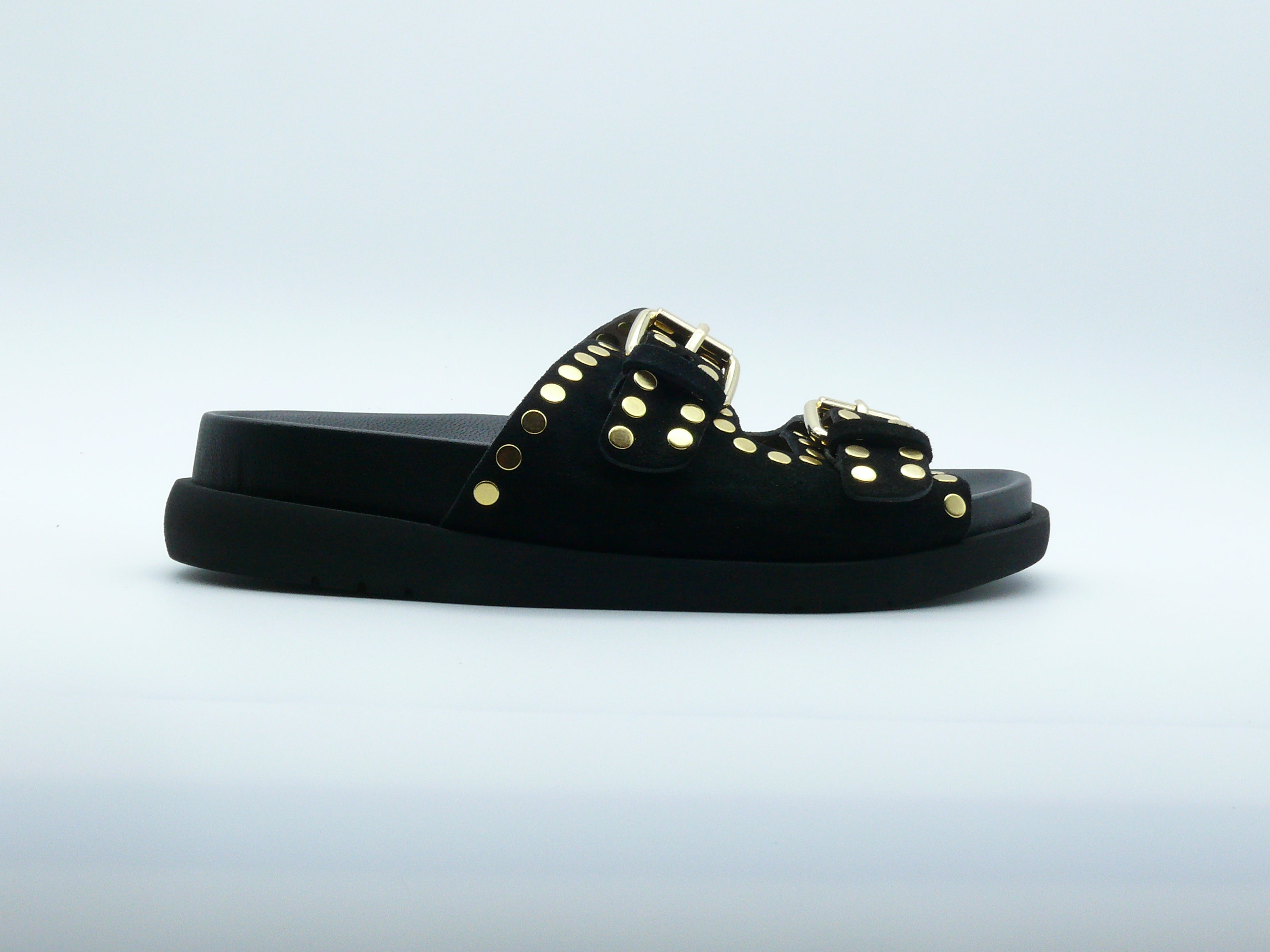 Semerdjian 2745 Suede Nero – Mules Femme