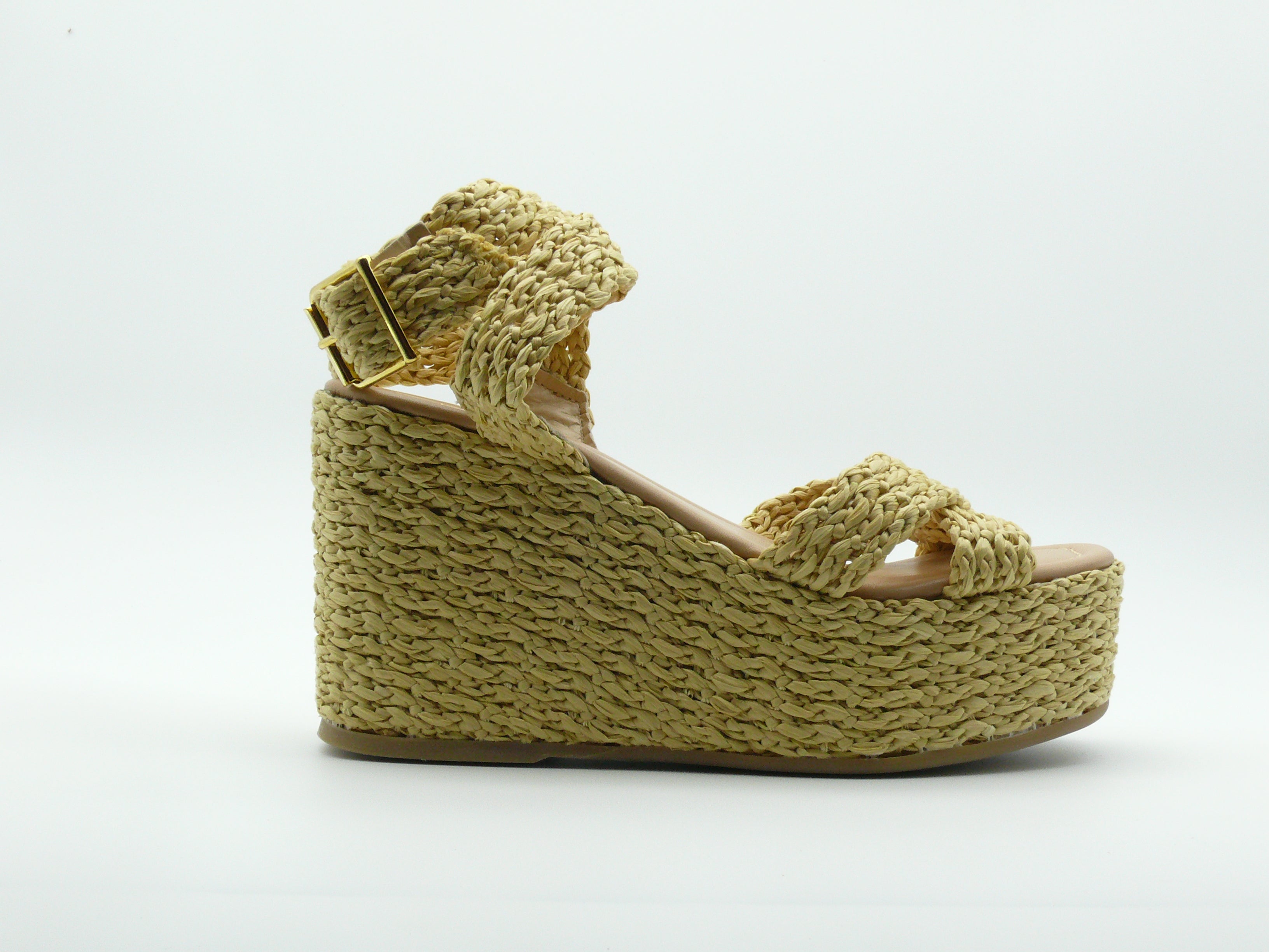 Semerdjian 2780 Rafia Naturale  – Sandales compensées Femme