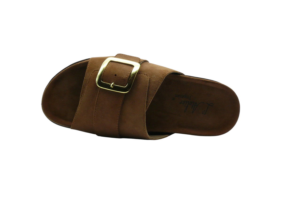 Atelier Tropézien Dune Marron – Mules Femme