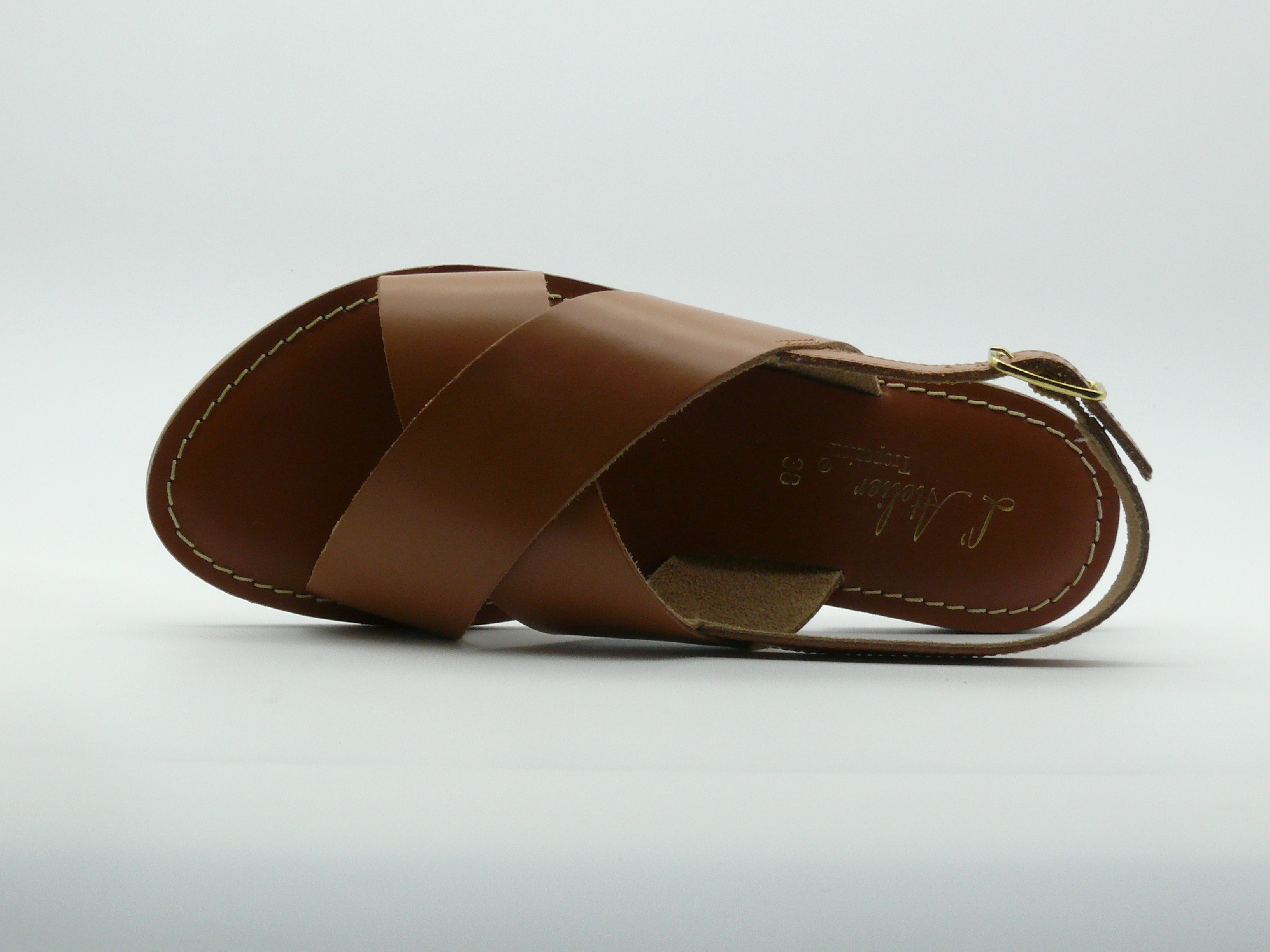 L'Atelier Tropézien SB1400 – Sandales plates Femme