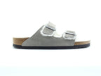 Birkenstock Arizona Shearling Sandales Femme - Stone