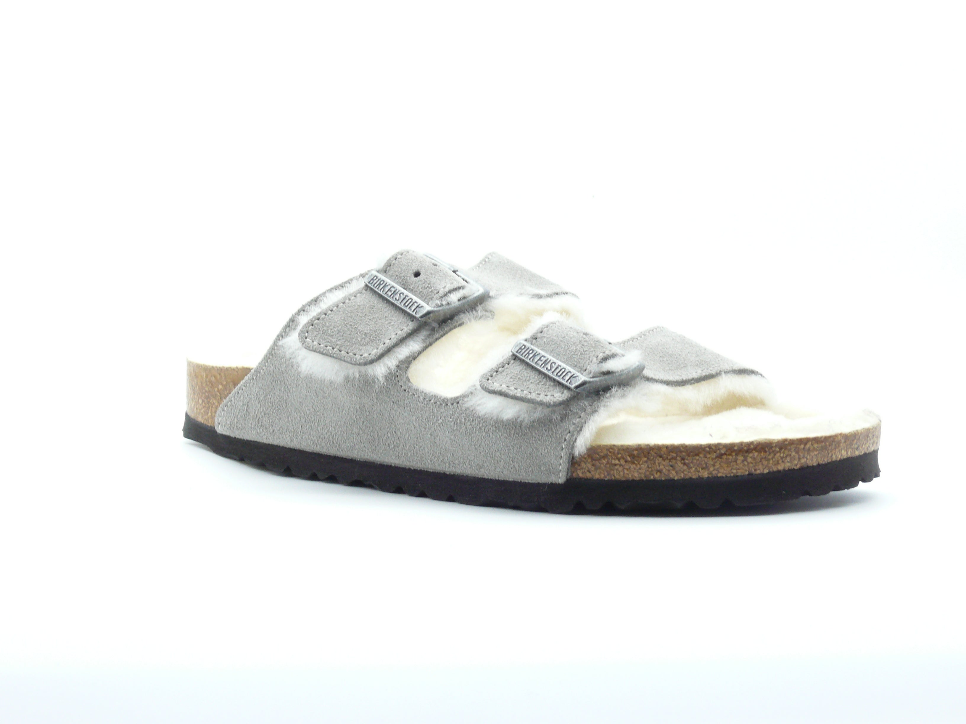Birkenstock Arizona Fur Stone Coin – Claquettes fourrées Mixte