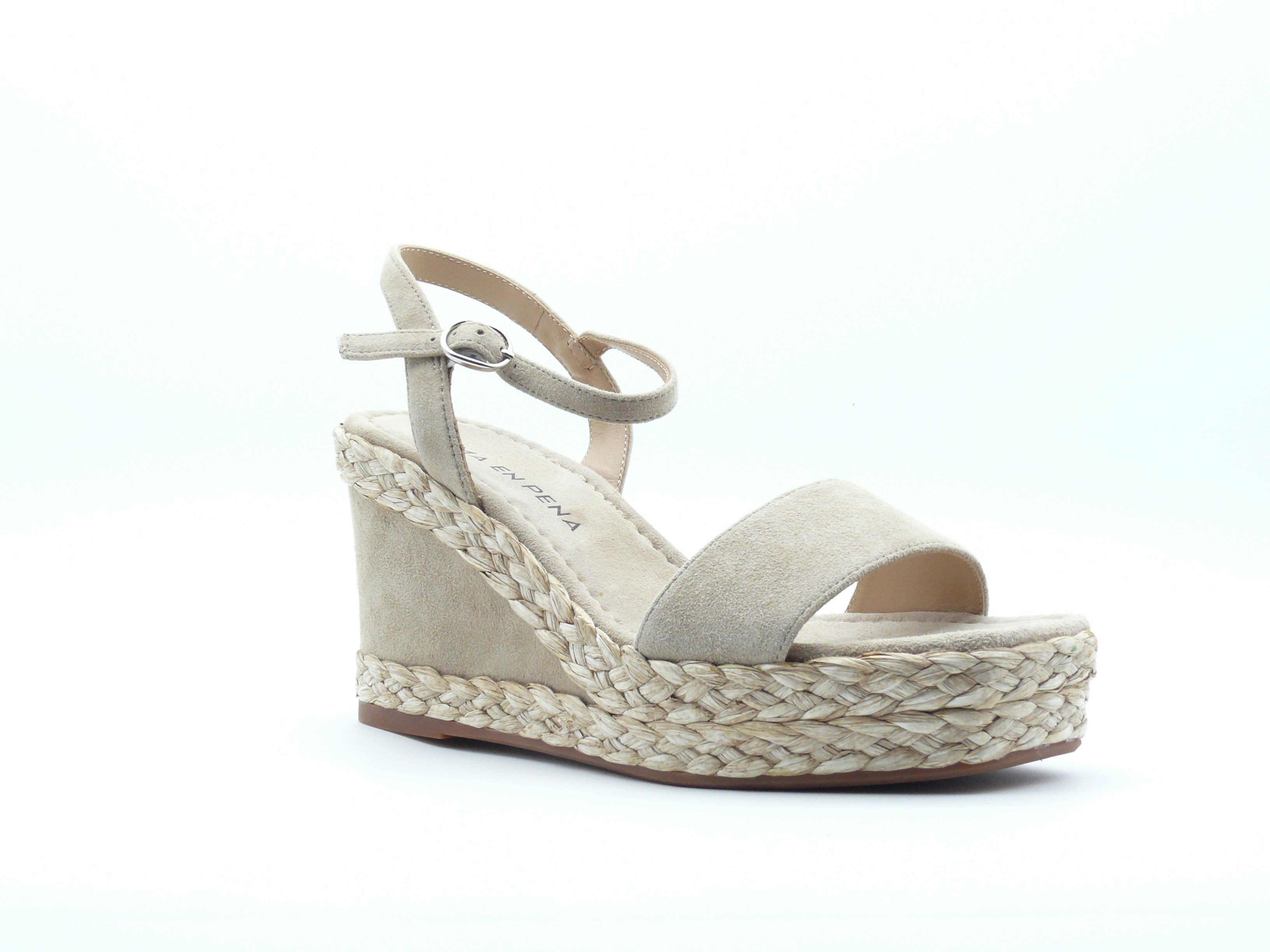 Alma en Pena V240975 Sandales Compensées Femme - Vison