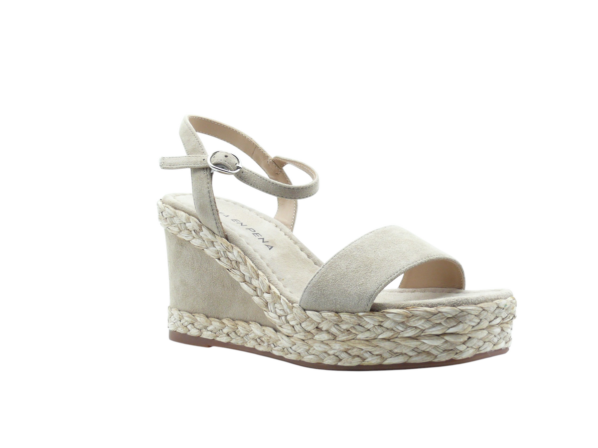 Alma en Pena V240975 Sandales Compensées Femme - Vison
