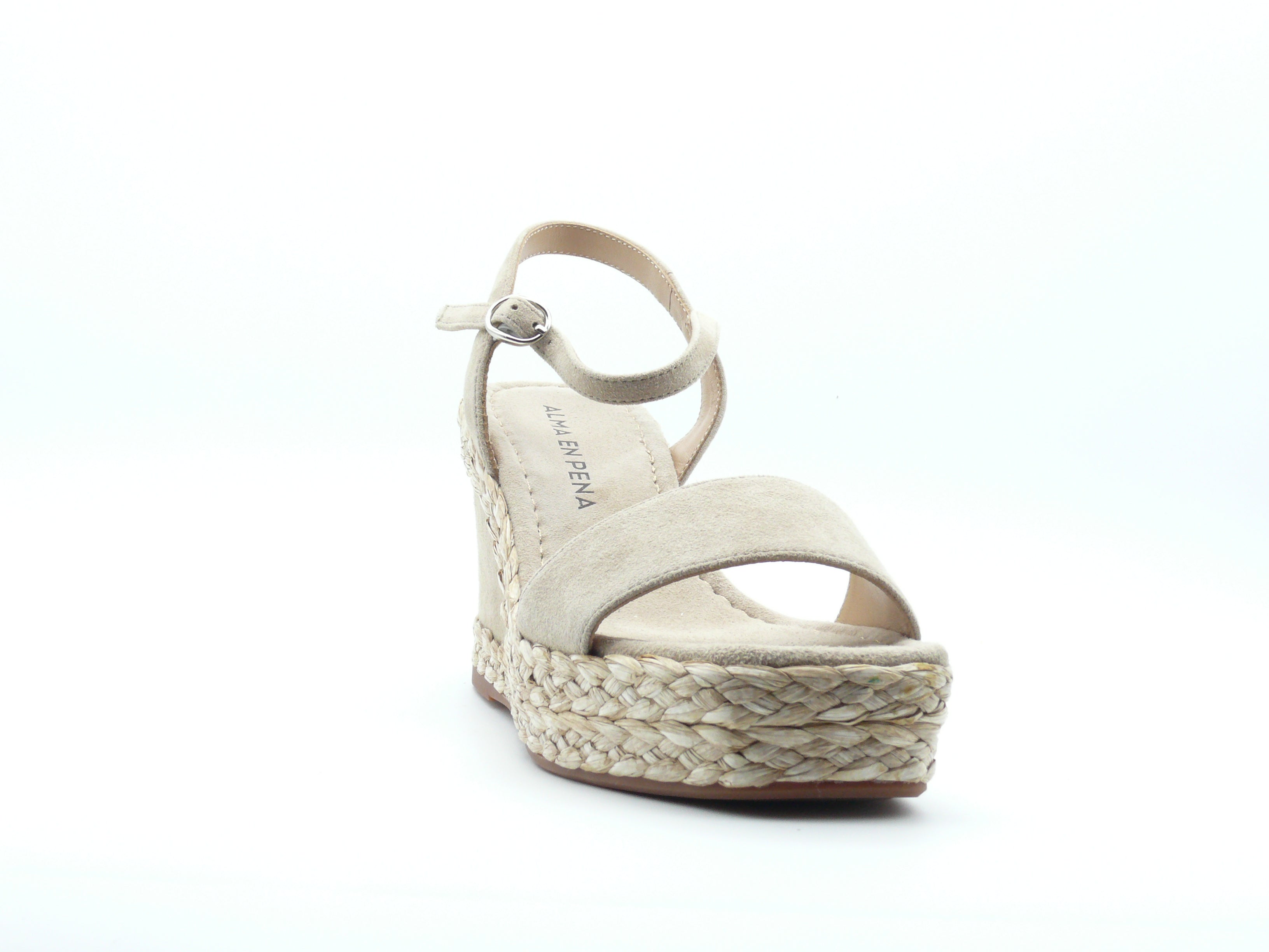 Alma en Pena V240975 Sandales Compensées Femme - Vison