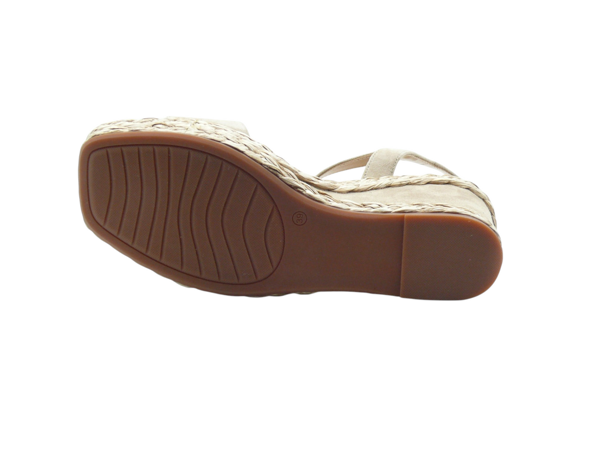 Alma en Pena V240975 Sandales Compensées Femme - Vison