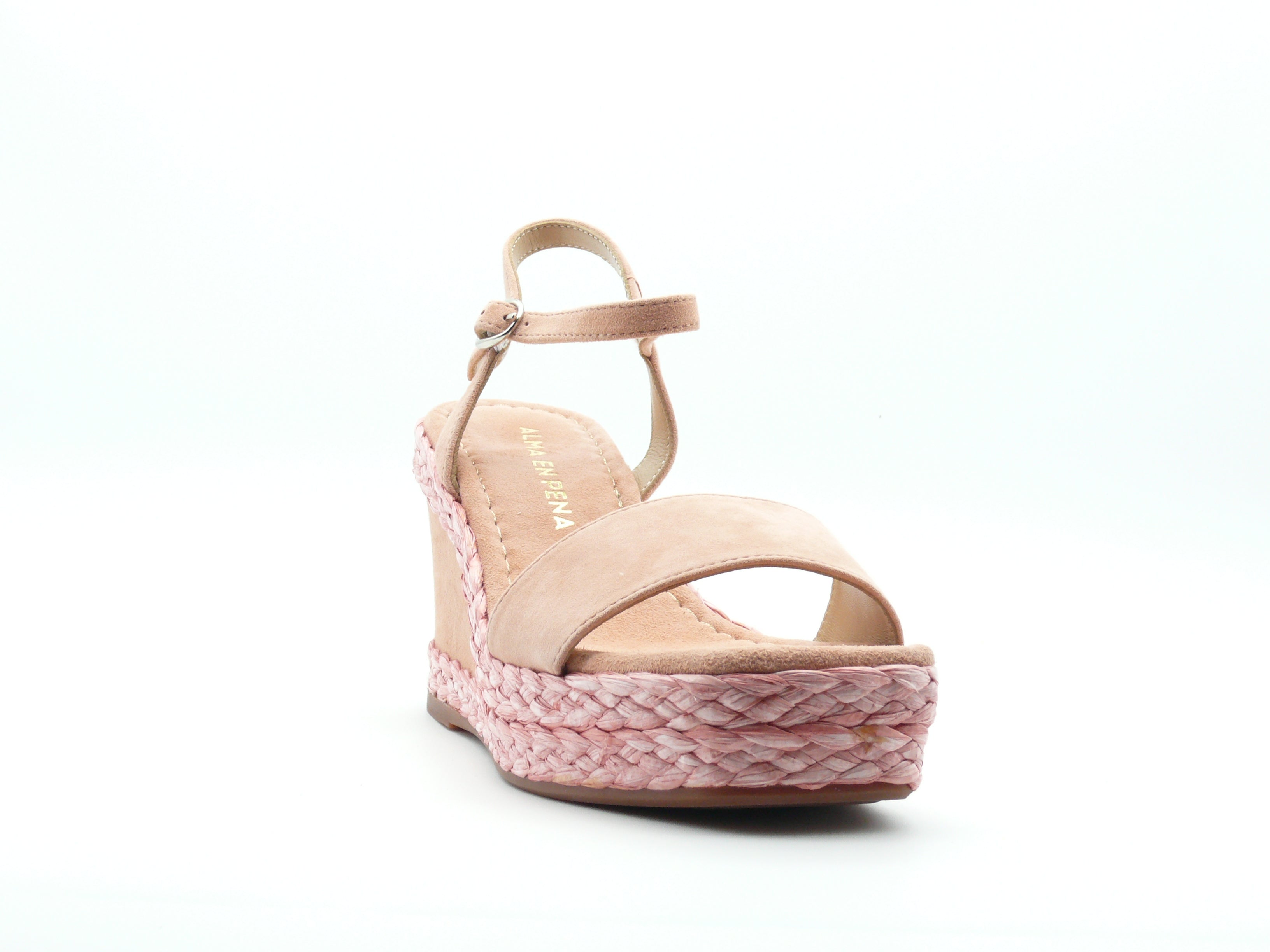 Alma en Pena V240975 Sandales Compensées Femme - Peach
