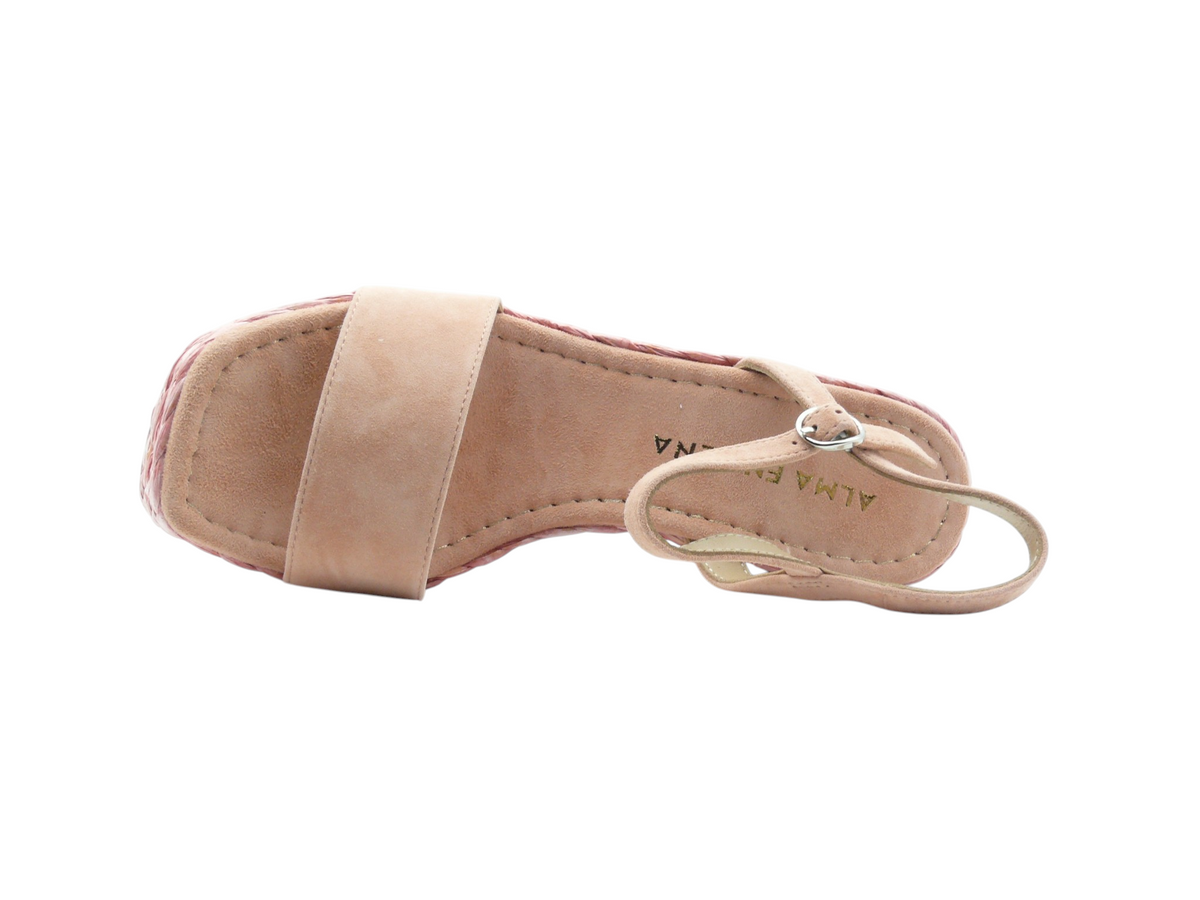 Alma en Pena V240975 Sandales Compensées Femme - Peach