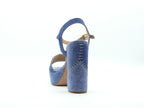 Fiorina S-152620PA1 Sandales Plateforme Femme Bleu Jean