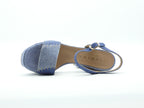 Fiorina S-152620PA1 Sandales Plateforme Femme Bleu Jean