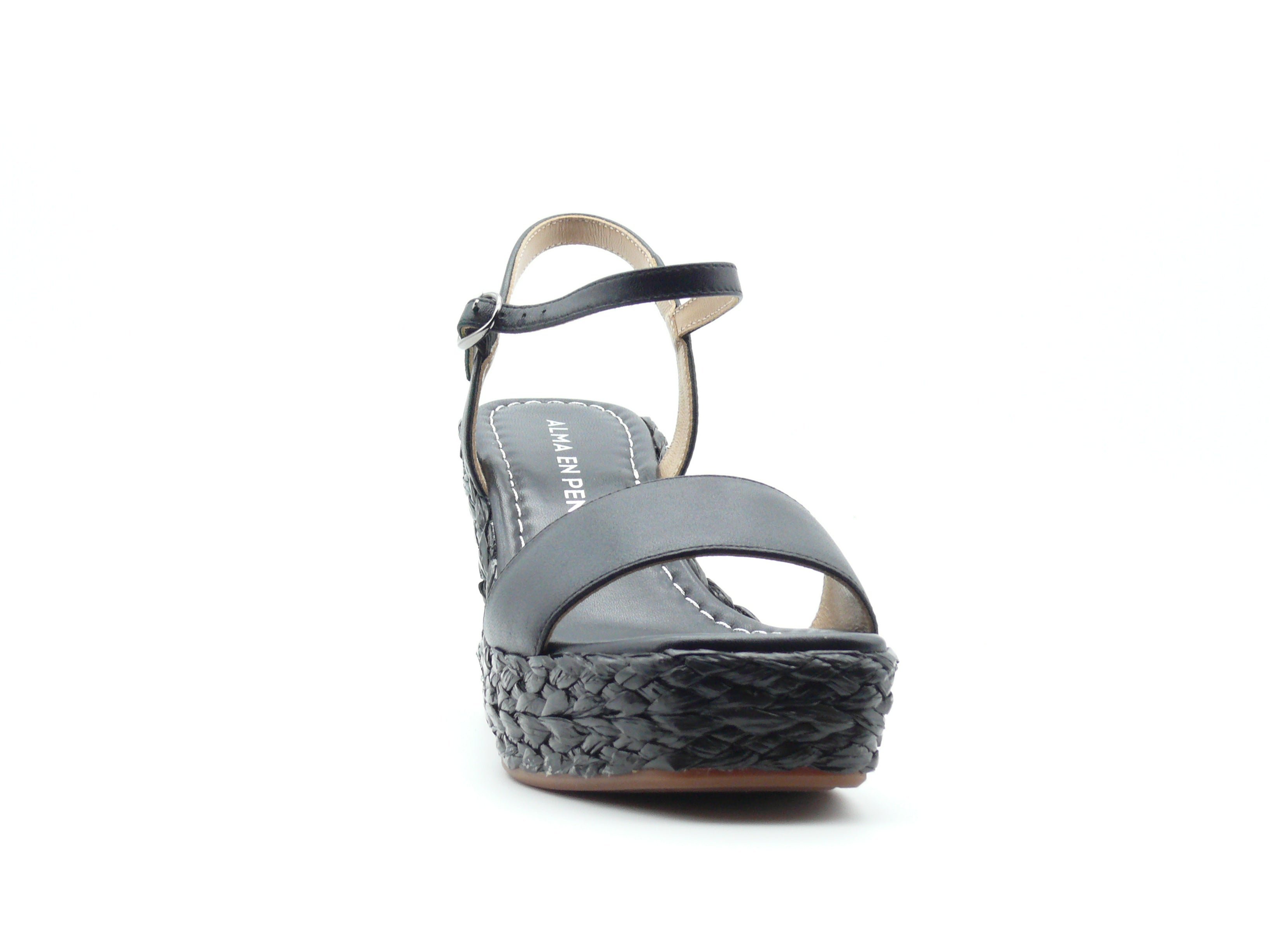 Alma en Pena V240975 – Sandales compensées Femme Black