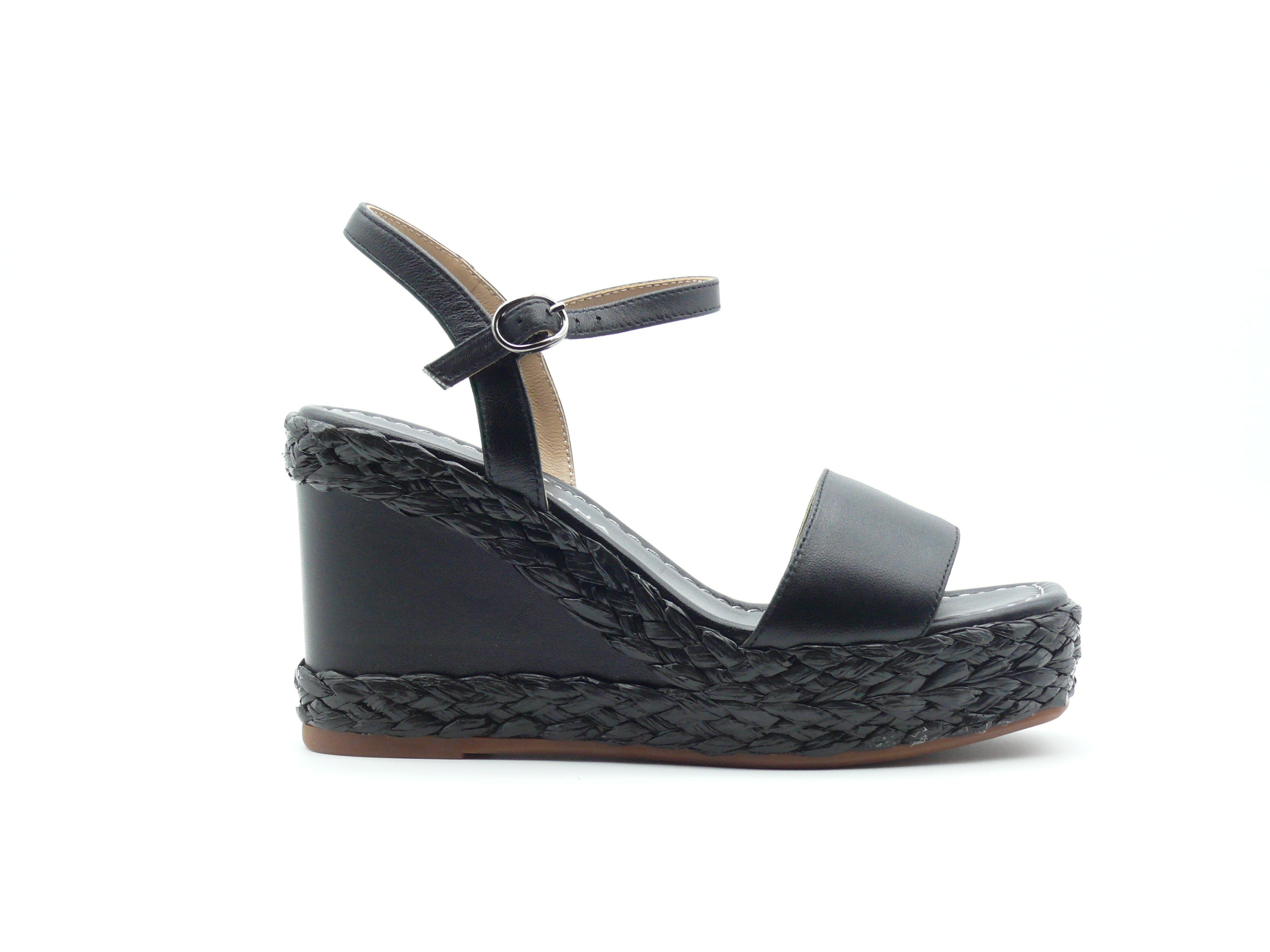 Alma en Pena V240975 – Sandales compensées Femme Black