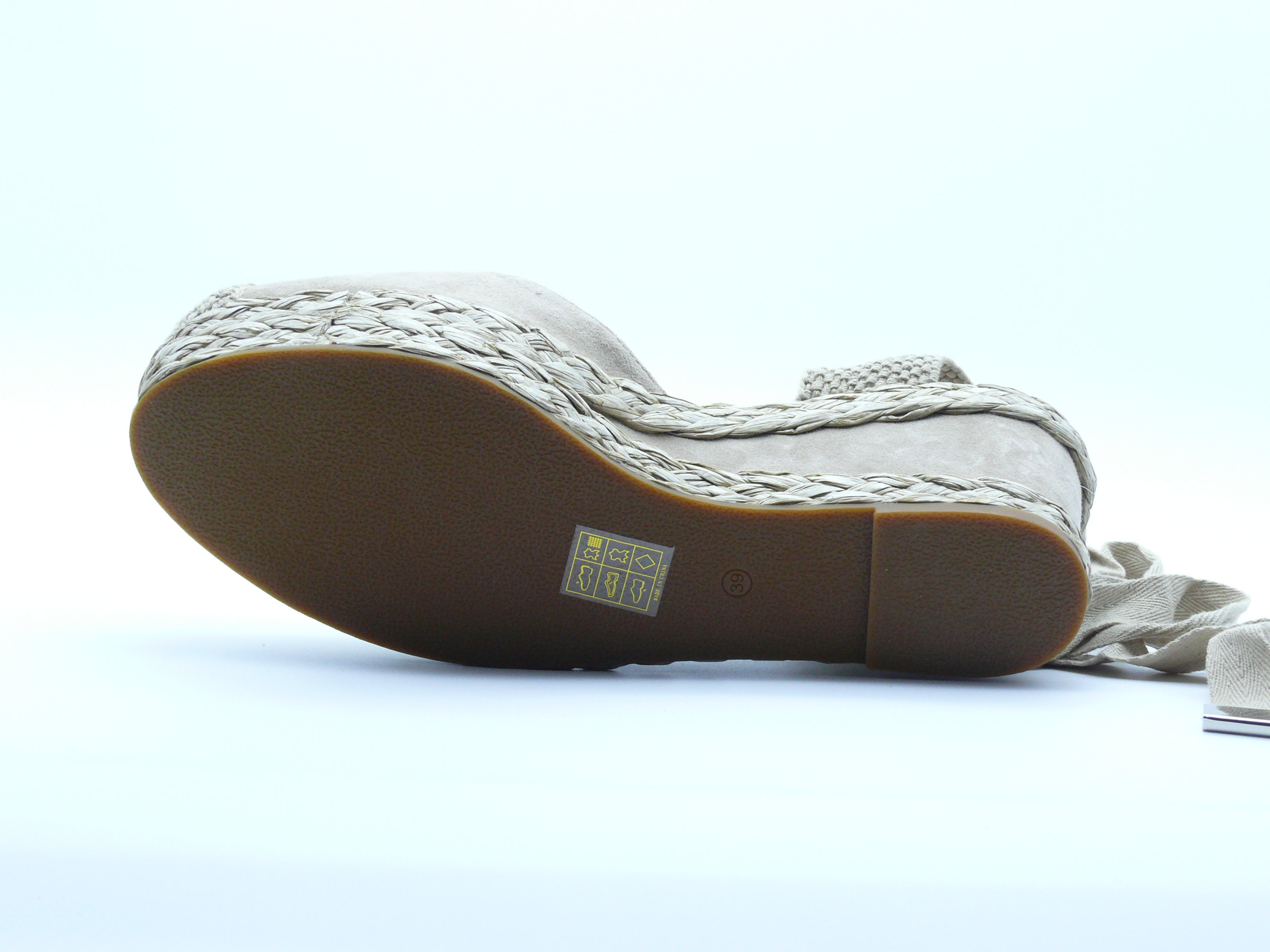 Alma en Pena V240930 Espadrilles Compensées Femme - Vison