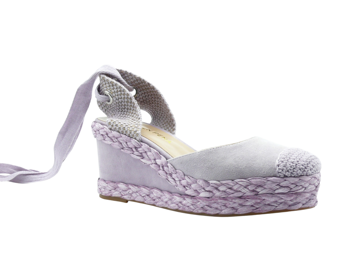Alma en Pena V240930 Espadrilles Compensées Femme Lilac