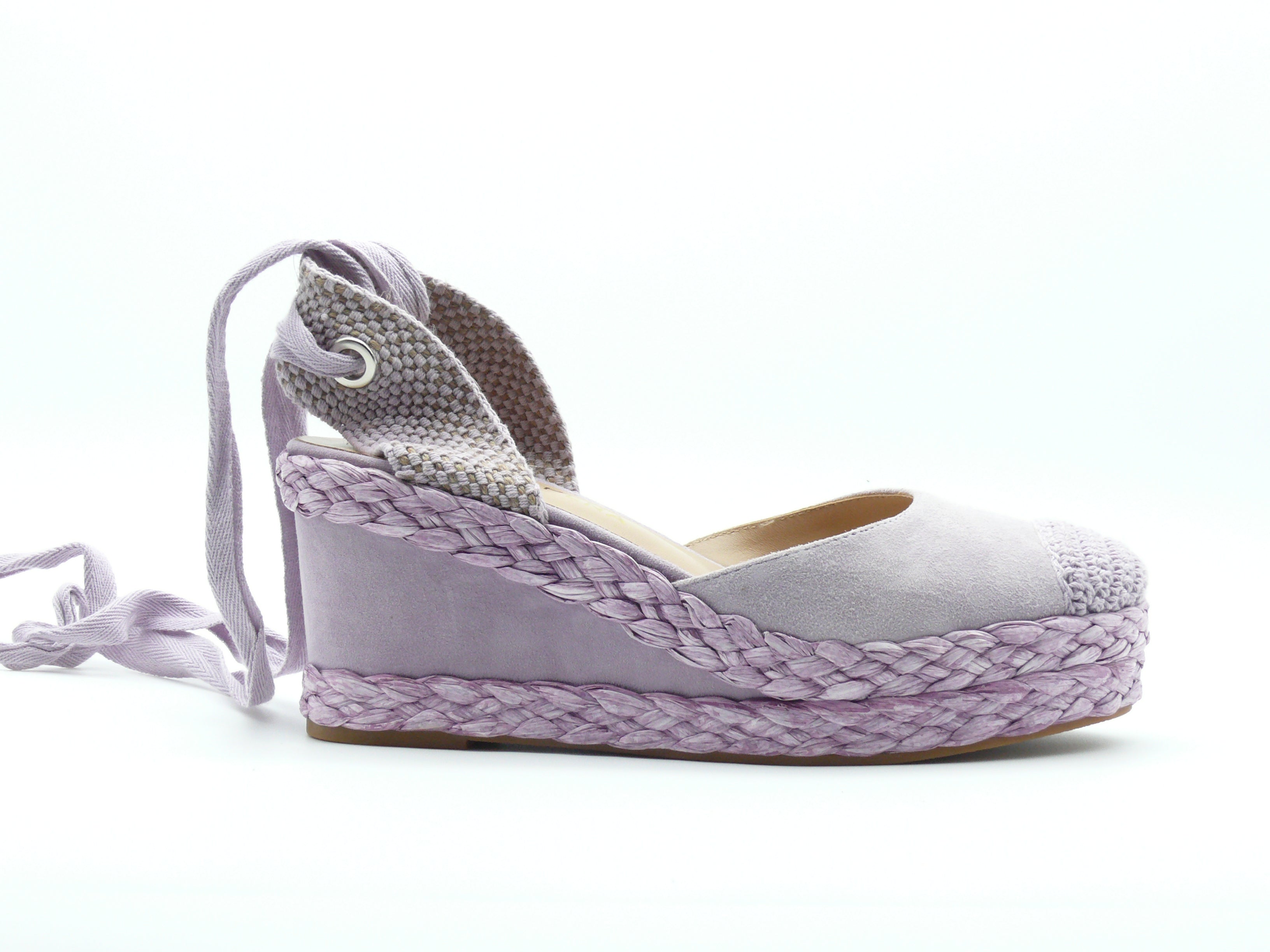 Alma en Pena V240930 Espadrilles Compensées Femme Lilac