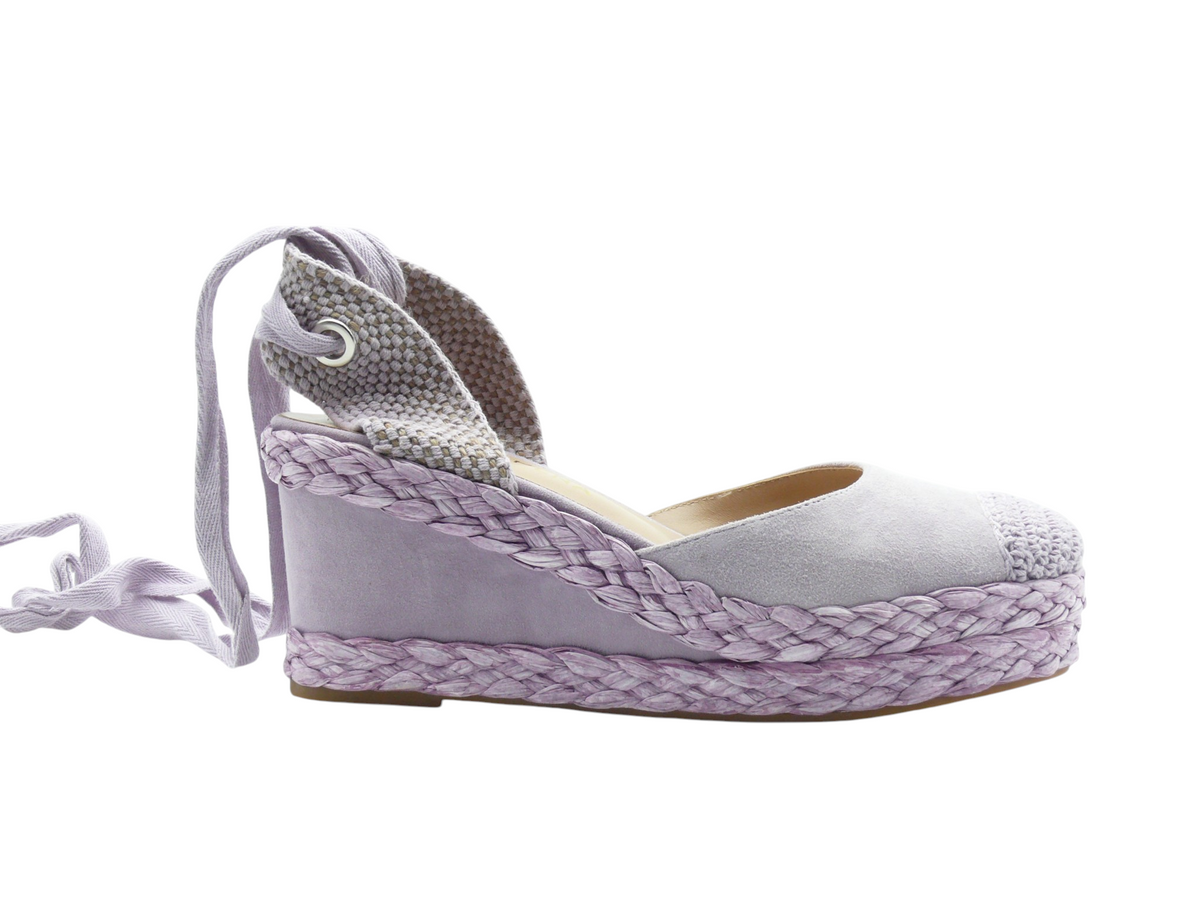 Alma en Pena V240930 Espadrilles Compensées Femme Lilac