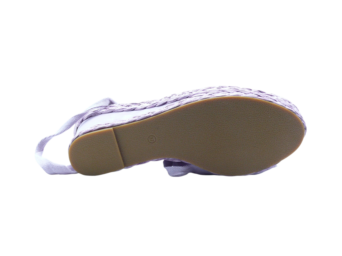 Alma en Pena V240930 Espadrilles Compensées Femme Lilac