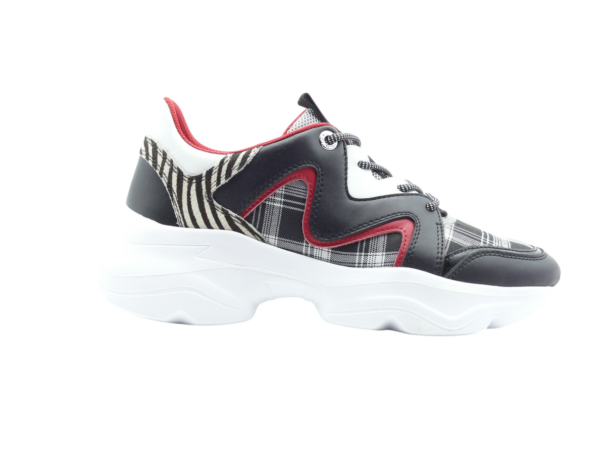 Manila Grace S009LQ Tartan – Sneakers Femme