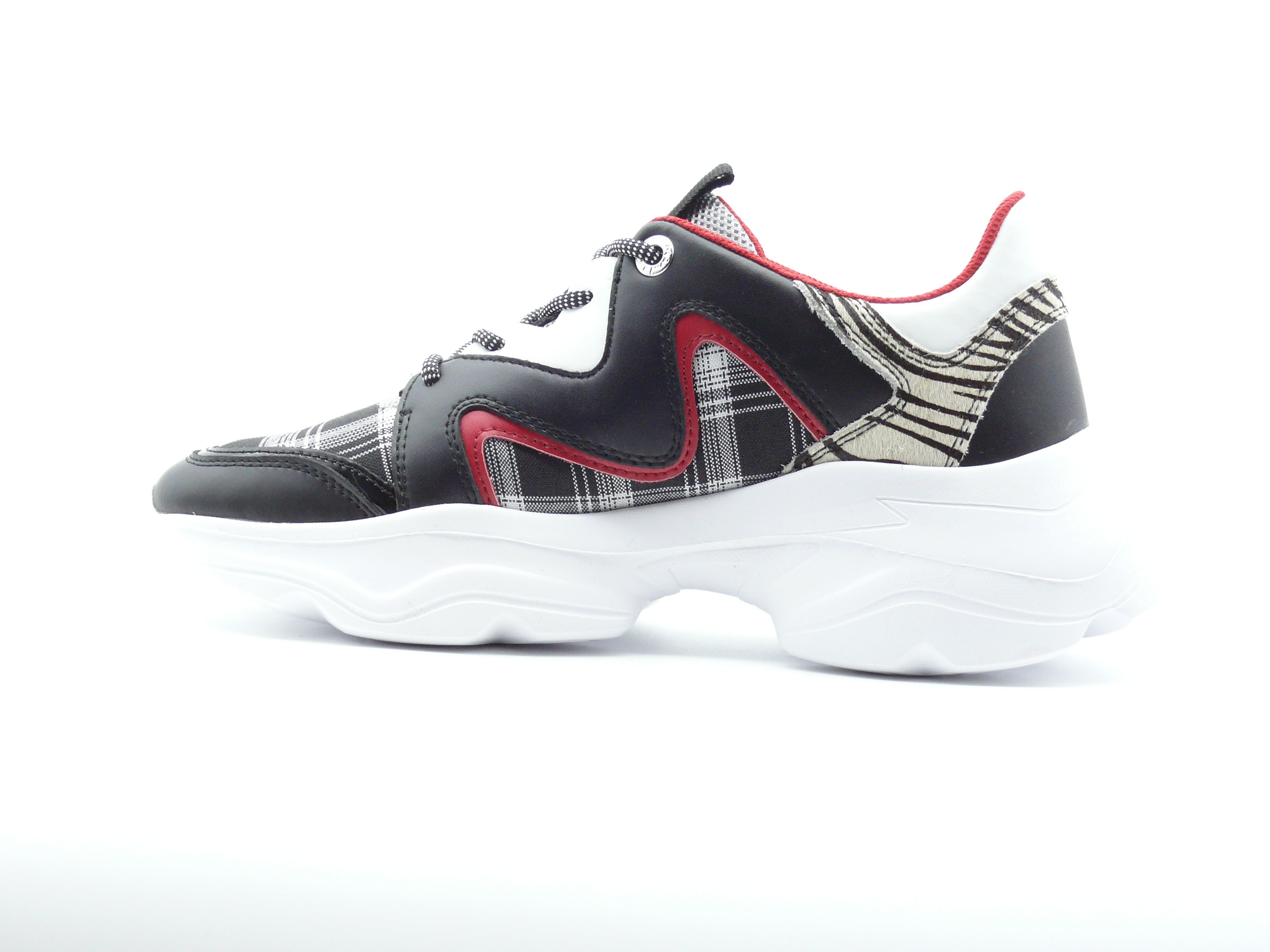 Manila Grace S009LQ Tartan – Sneakers Femme