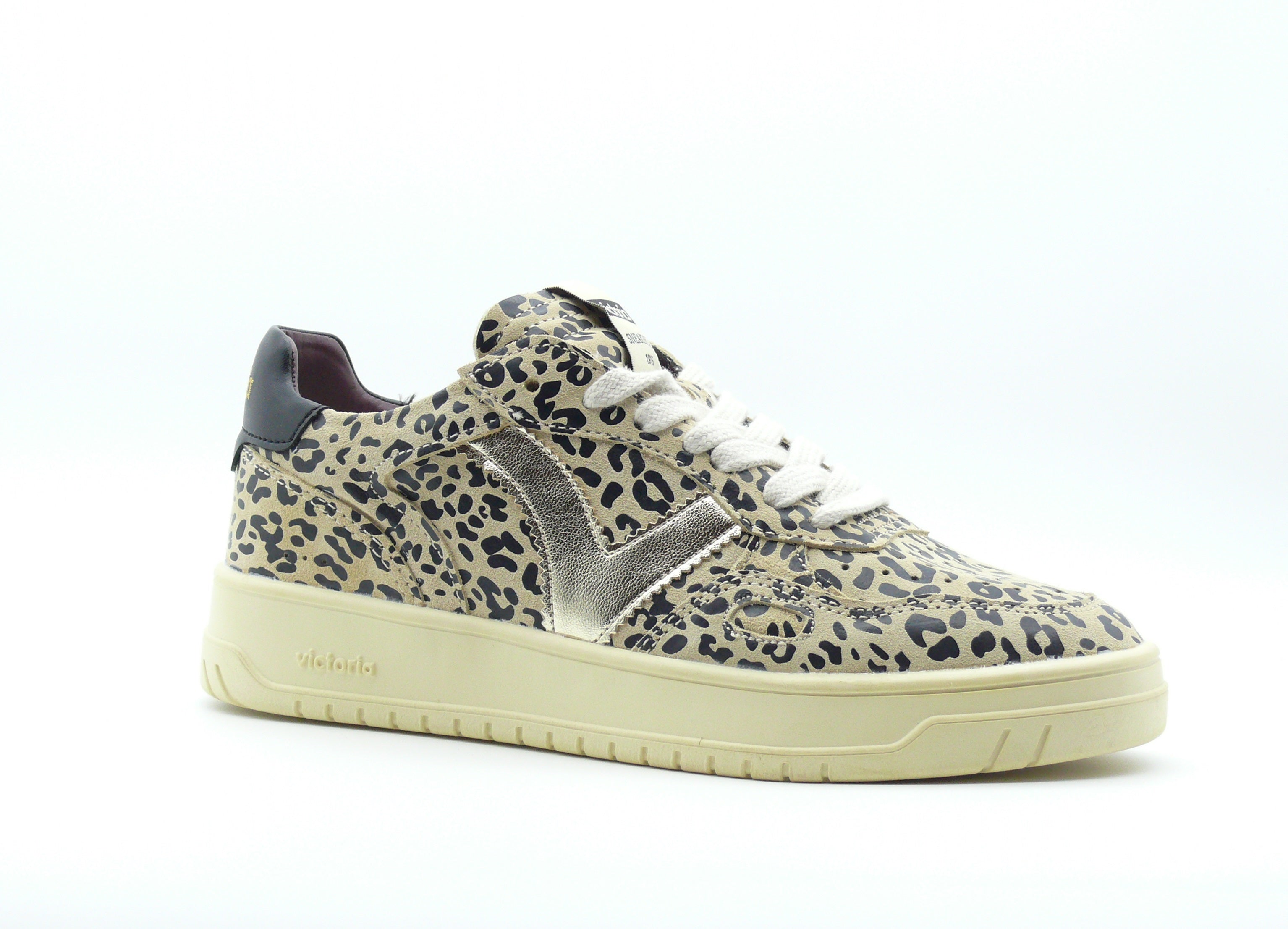Victoria Seul Serraje Animal Print – Baskets Femme
