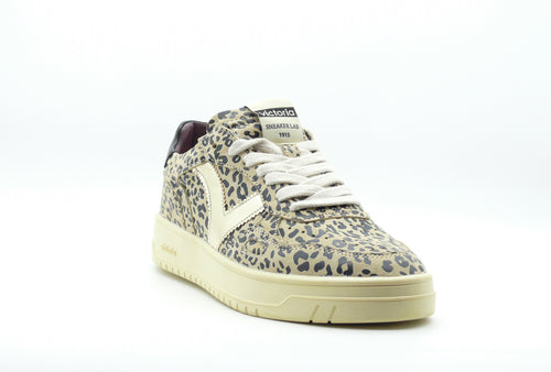 Victoria Seul Serraje Animal Print – Baskets Femme