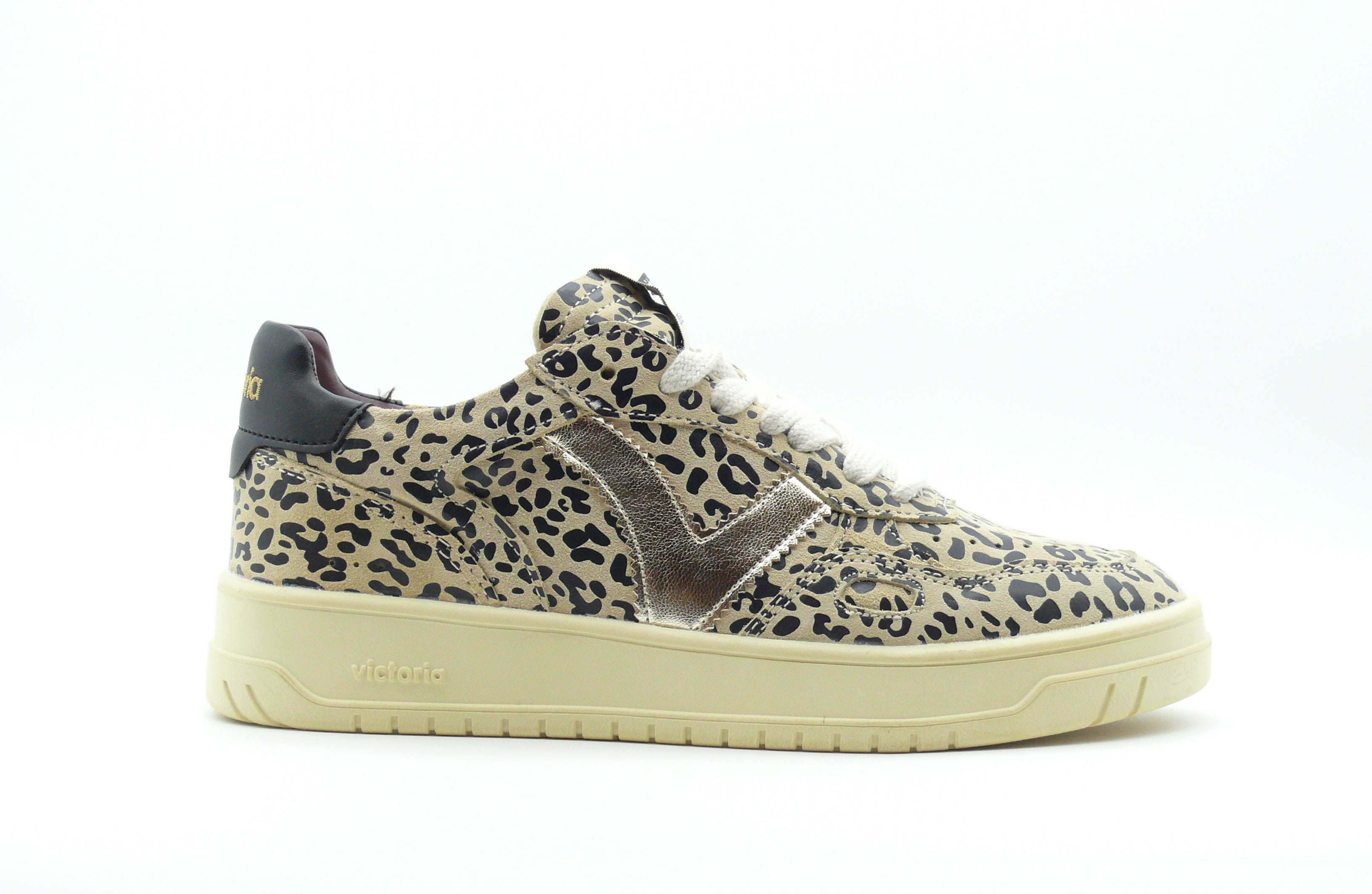 Victoria Seul Serraje Animal Print – Baskets Femme
