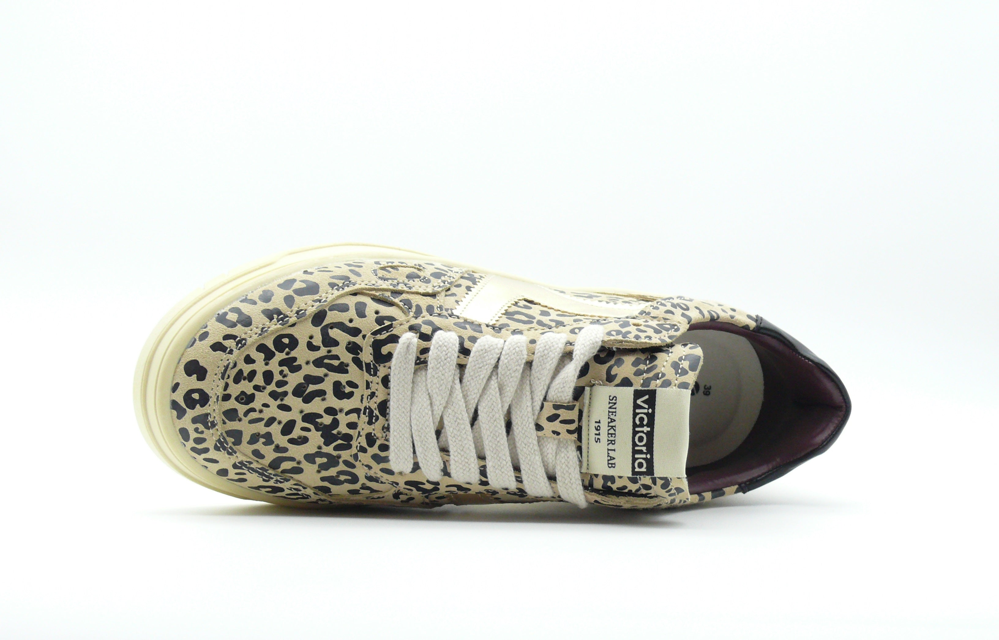 Victoria Seul Serraje Animal Print – Baskets Femme