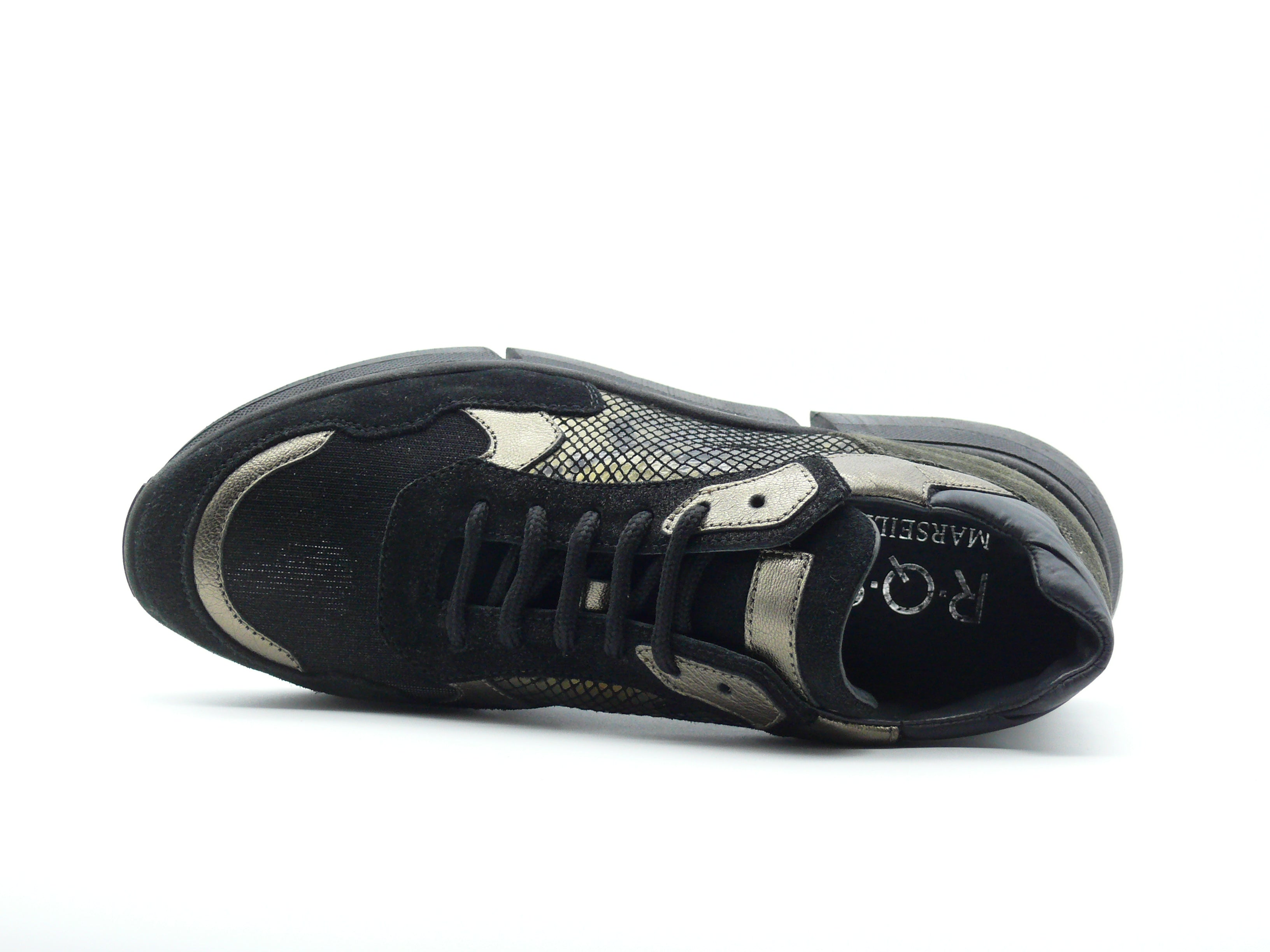 R.Q.S Marseille Powell Mix Python Nacre - Femme