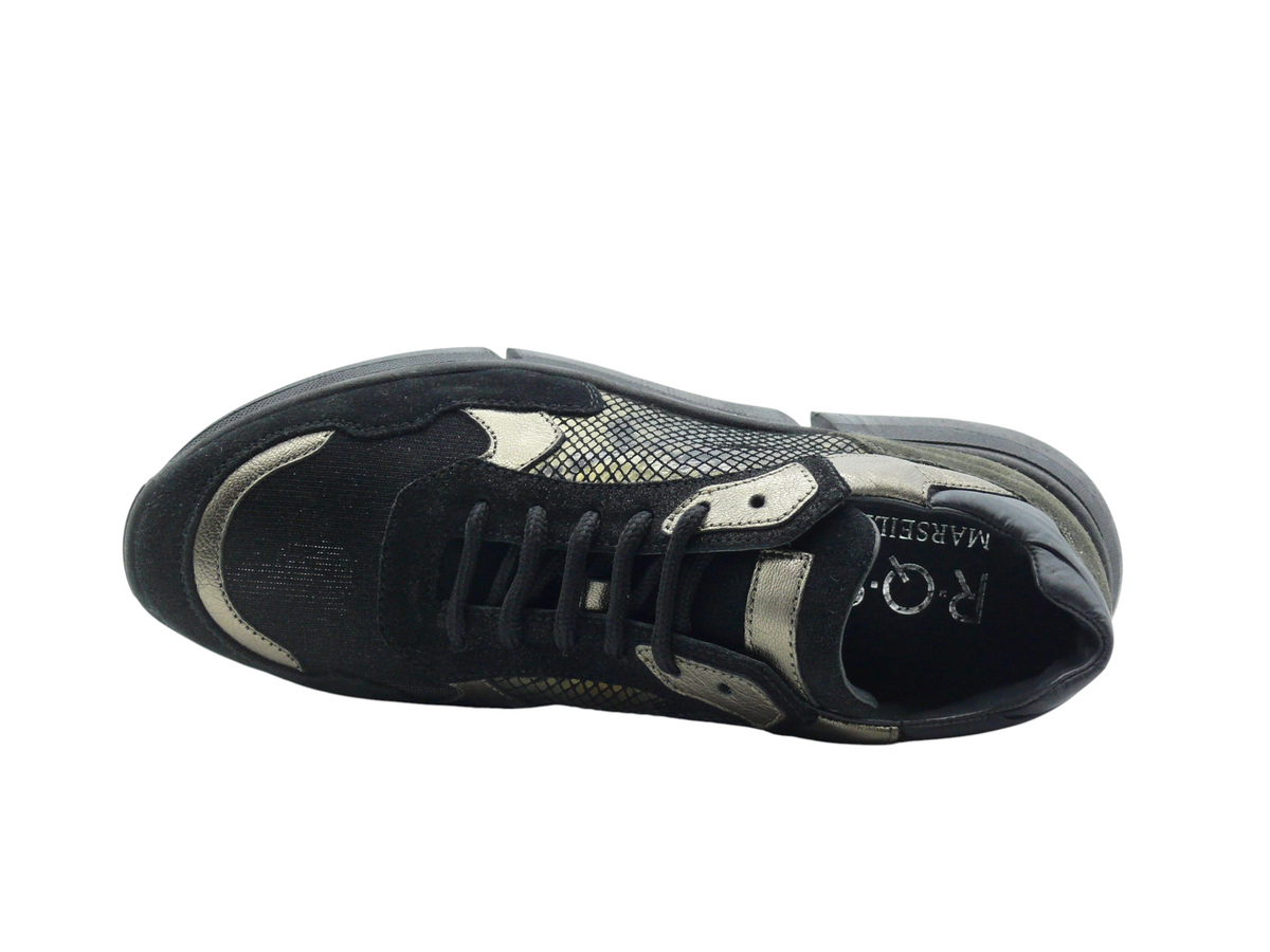 R.Q.S Marseille Powell Mix Python Nacre - Femme