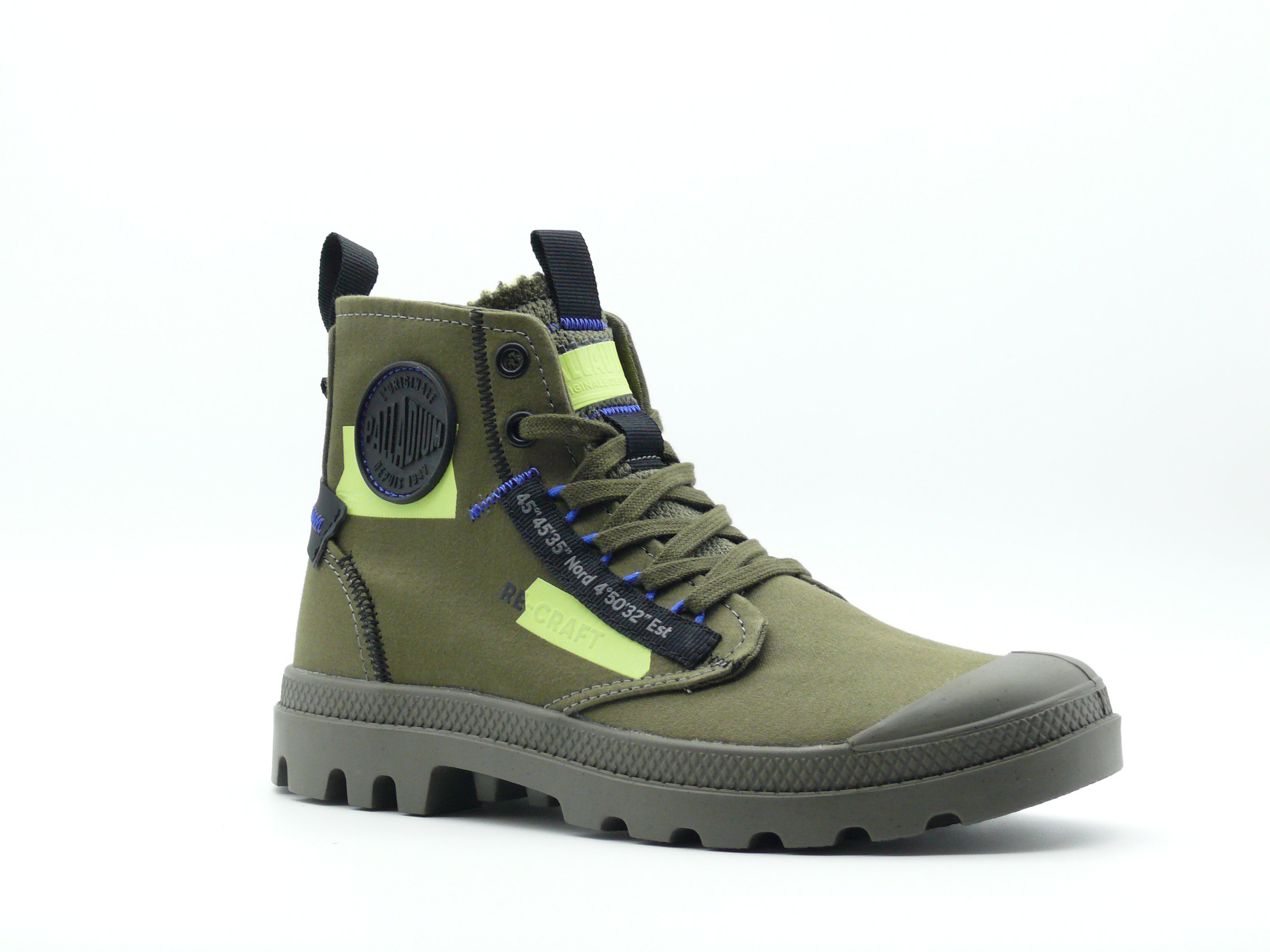 Palladium Pampa Hi Re-Craft Olive Night - Mixte