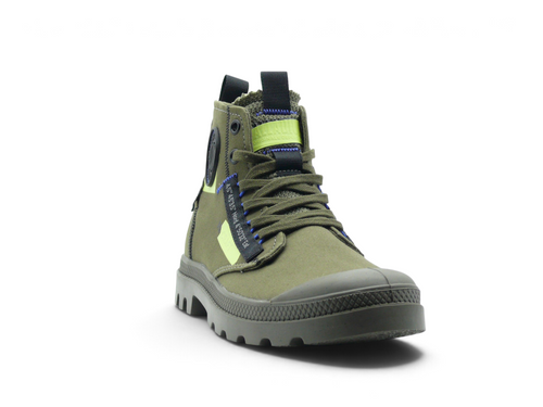 Palladium Pampa Hi Re-Craft Olive Night - Mixte