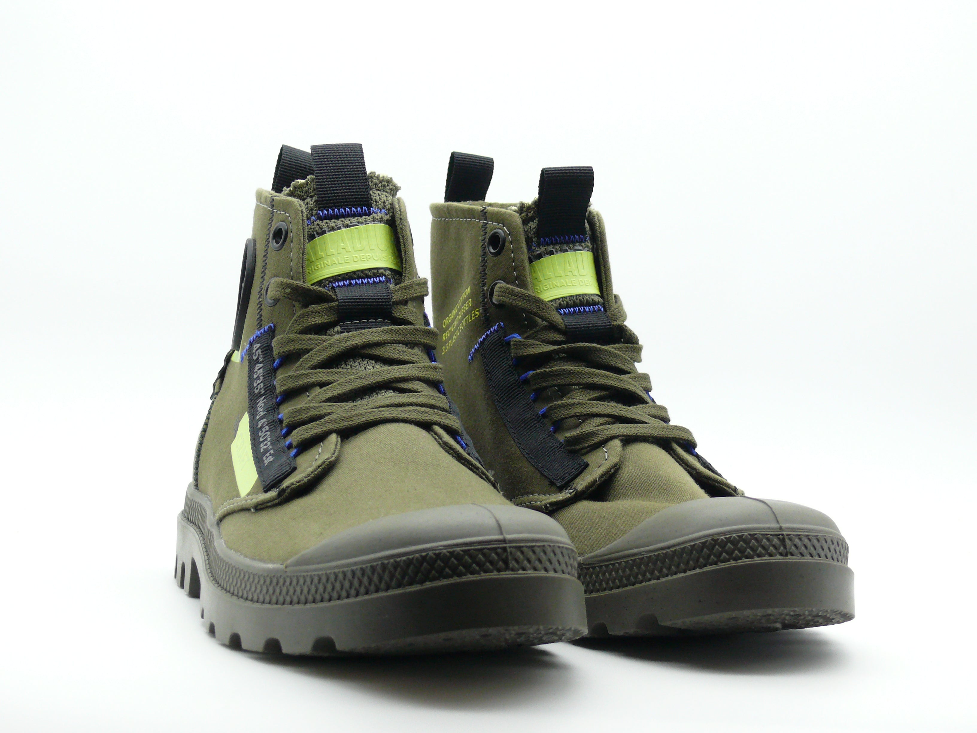Palladium Pampa Hi Re-Craft Olive Night - Mixte