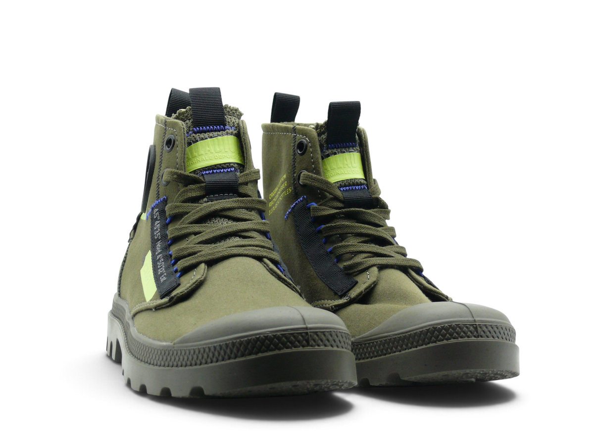 Palladium Pampa Hi Re-Craft Olive Night - Mixte