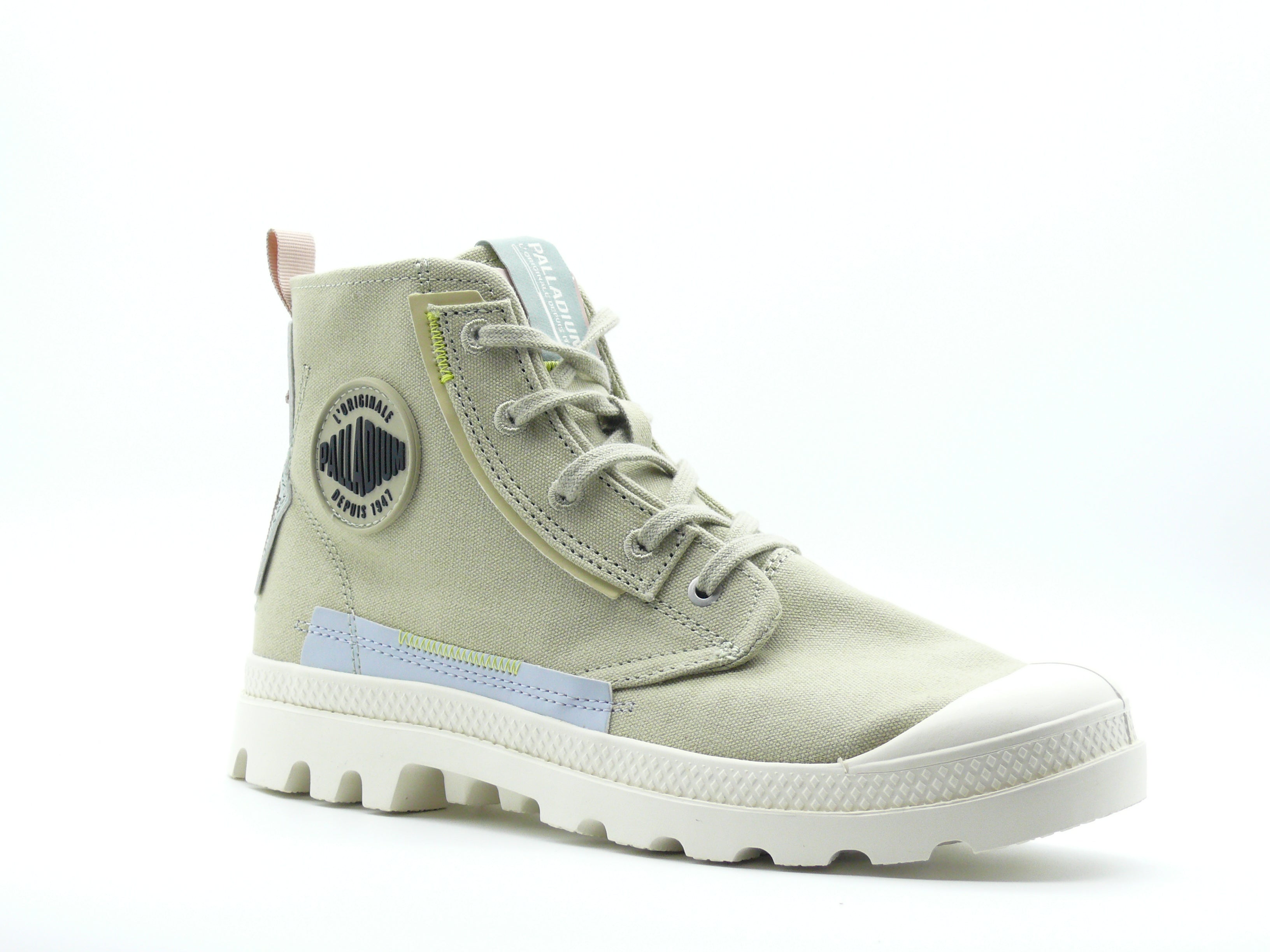 Palladium Pampa Underlayer Eucalyptus – Bottines Femme