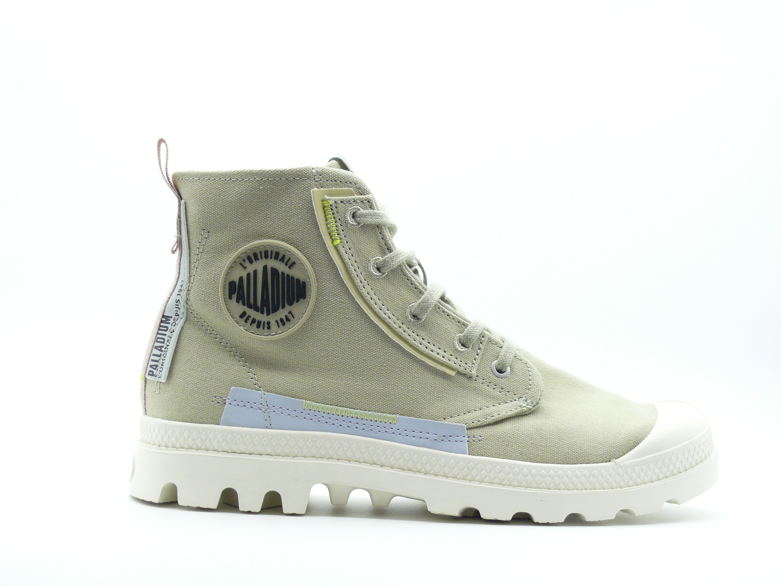 Palladium Pampa Underlayer Eucalyptus – Bottines Femme