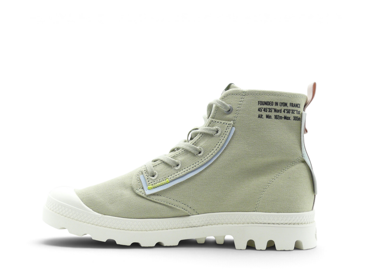 Palladium Pampa Underlayer Eucalyptus – Bottines Femme