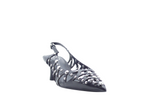 ASH Bizarre Escarpins Slingback Cuir Noir Clouté