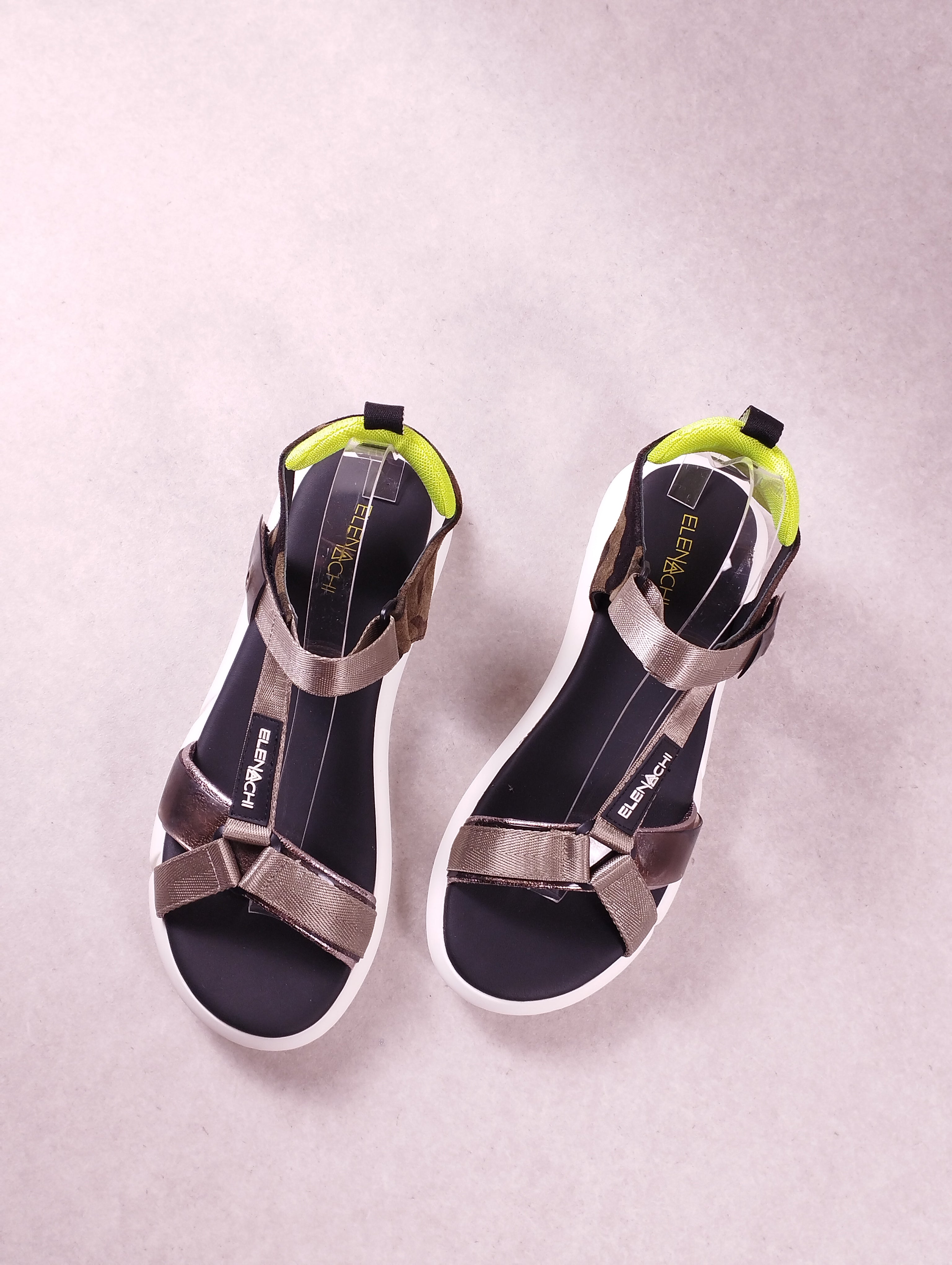 Sandales femme Elena Iachi Swing E-1845 mimetico militaire 41