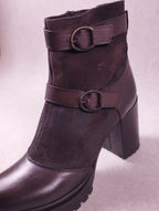 Boots femme Emanuele Crasto 55-006 marron foncé 41