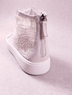 Baskets montantes femme Högl 5-10 0378 crème 38,5